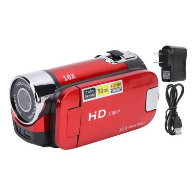 Video Kamera Video Kamera 16MP 1080P HD 16X Dijital Zoom 2.4 İnç Döndürülebilir Ekran Dijital Video