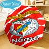 Custom Name Umbrella Benfica Football Crest Umbrella 8-Frame for Travel, Camping, Casual Lightweight Portable, Essential for Family Gifts