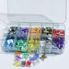 50pcs 100pcs Car Fuse Assortment Set 10 Sizes 2-35A Profile Medium Mini Micro Blade Type Fuses with Storage Box for Auto Truck Fuses4