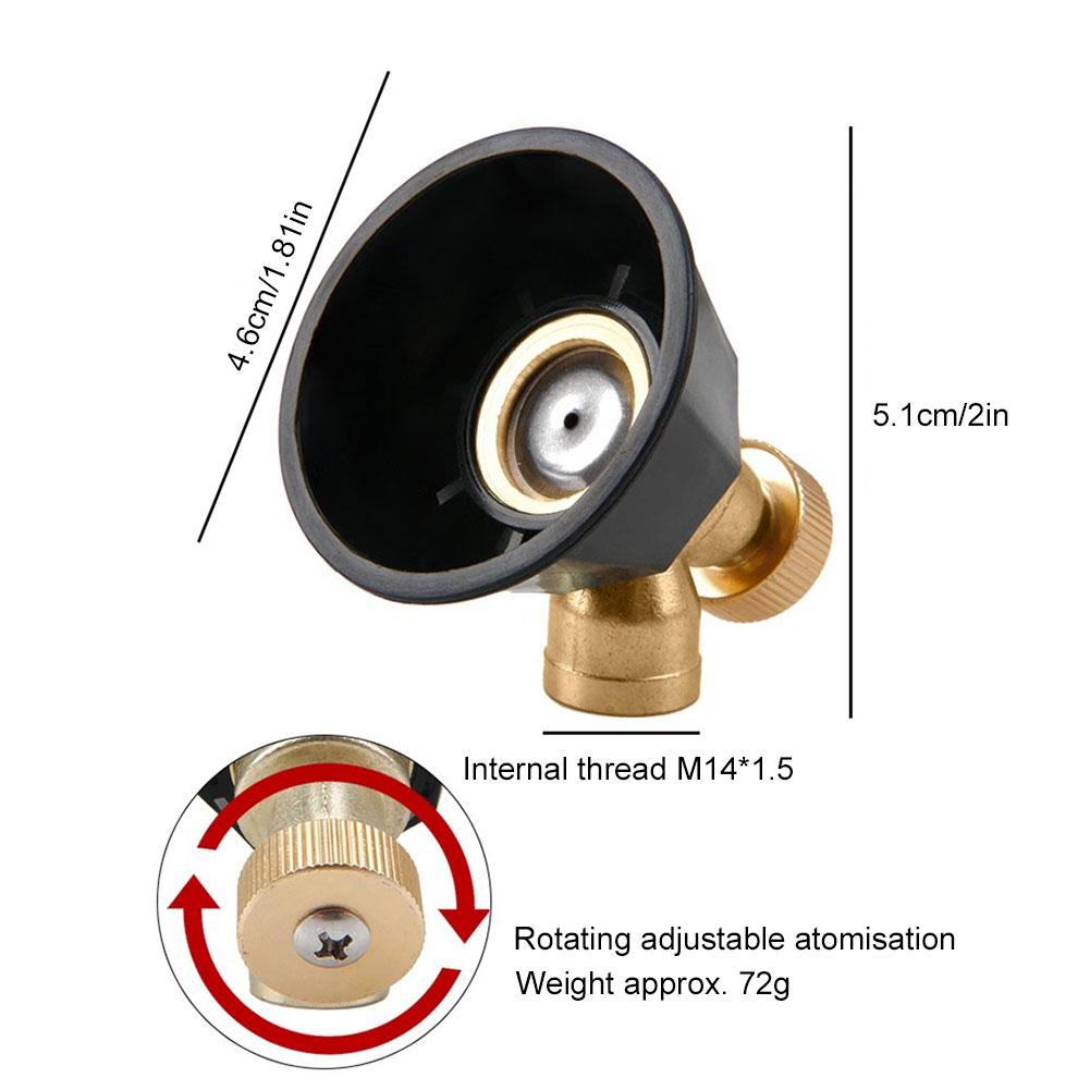 Zavlažovací postřikovací tryska Nastavitelná zemědělská postřikovací hlava Mosazná zemědělská postřikovací hlavice pro zavlažování zavlažování
