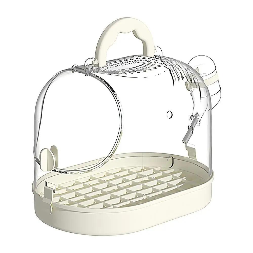 Breathable Bird Carrier Escape-Proof Buckle Parrots Carrying Case Bird Transport Cage  Small Bird