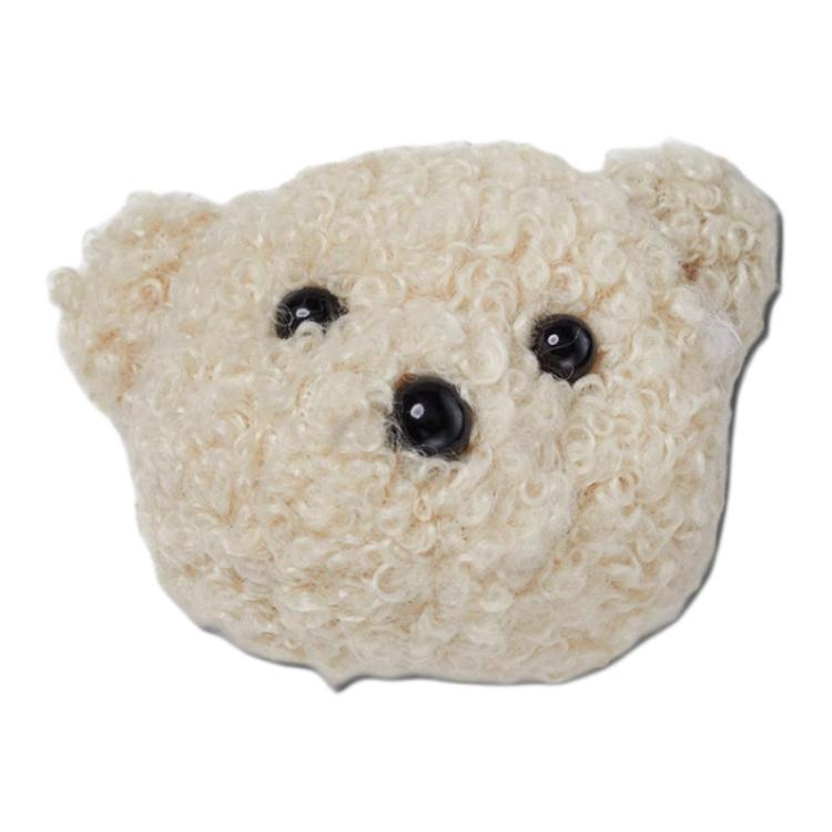 

Crocs Cute Teddy Bear Icon Polyester Shoe Accessories Women s Beige F бежевый