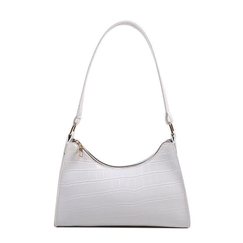 Einkaufstasche Retro Casual Damen Totes Schultertaschen Damen Leder Einfarbig Kette Handtasche für Frauen