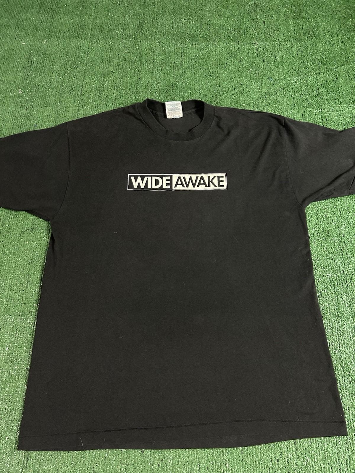 Vintage 80s Wide Awake Connecticut Hardcore CTHC Band Single Stitch T-Shirt XL Unisex T-Shirt XXL