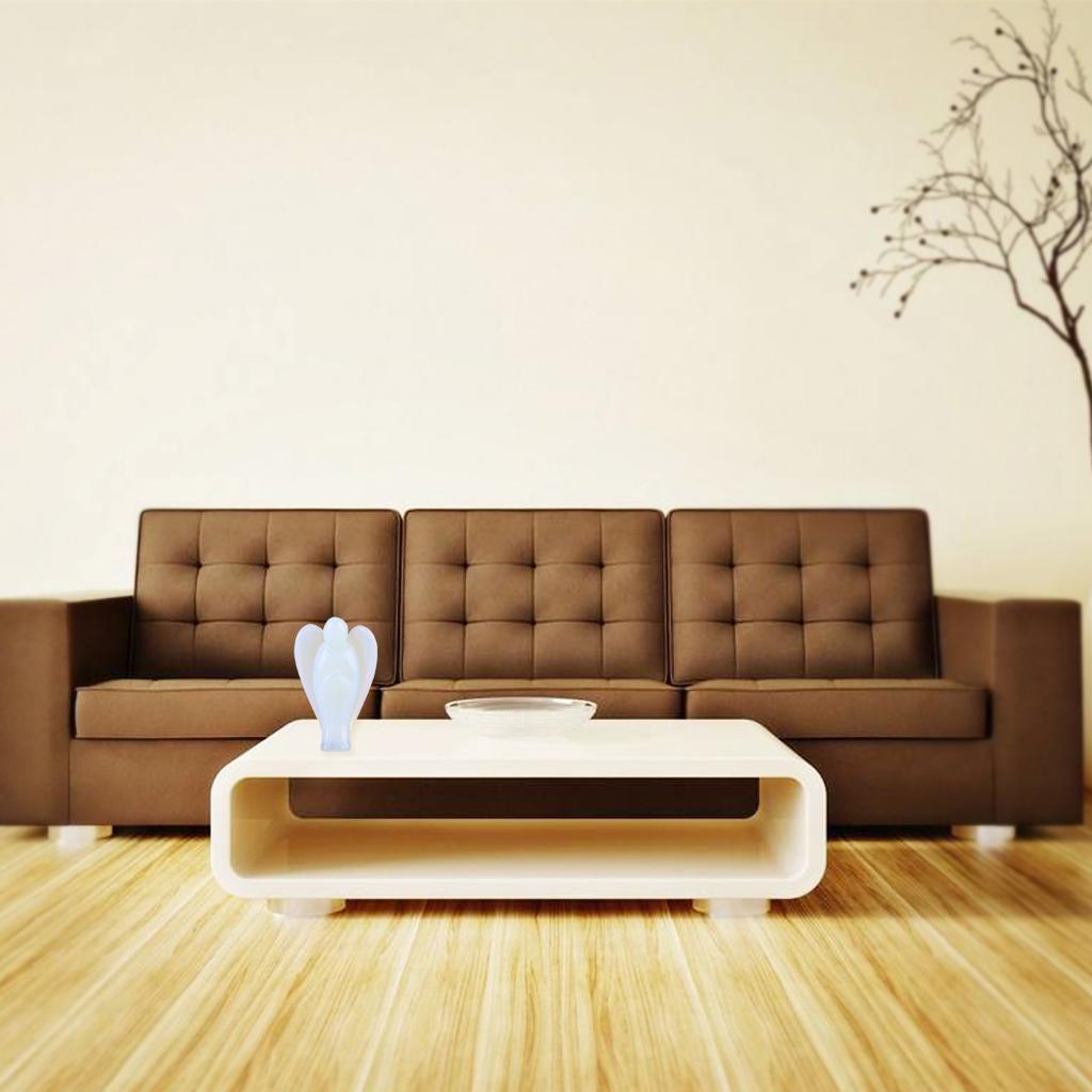 1.5inch Beautiful Natural Opal Angel Shape Crystal Healing Stone Gift