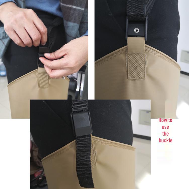 Red Poetry Thickened Fishing Waders / Pants for Catching Fish