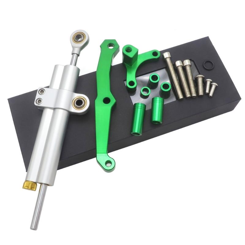 High Strength Motorcycle Steering Damper Bracket Adjustable Damping Motorcycles Stabilizer Mount for Motorbike Z800