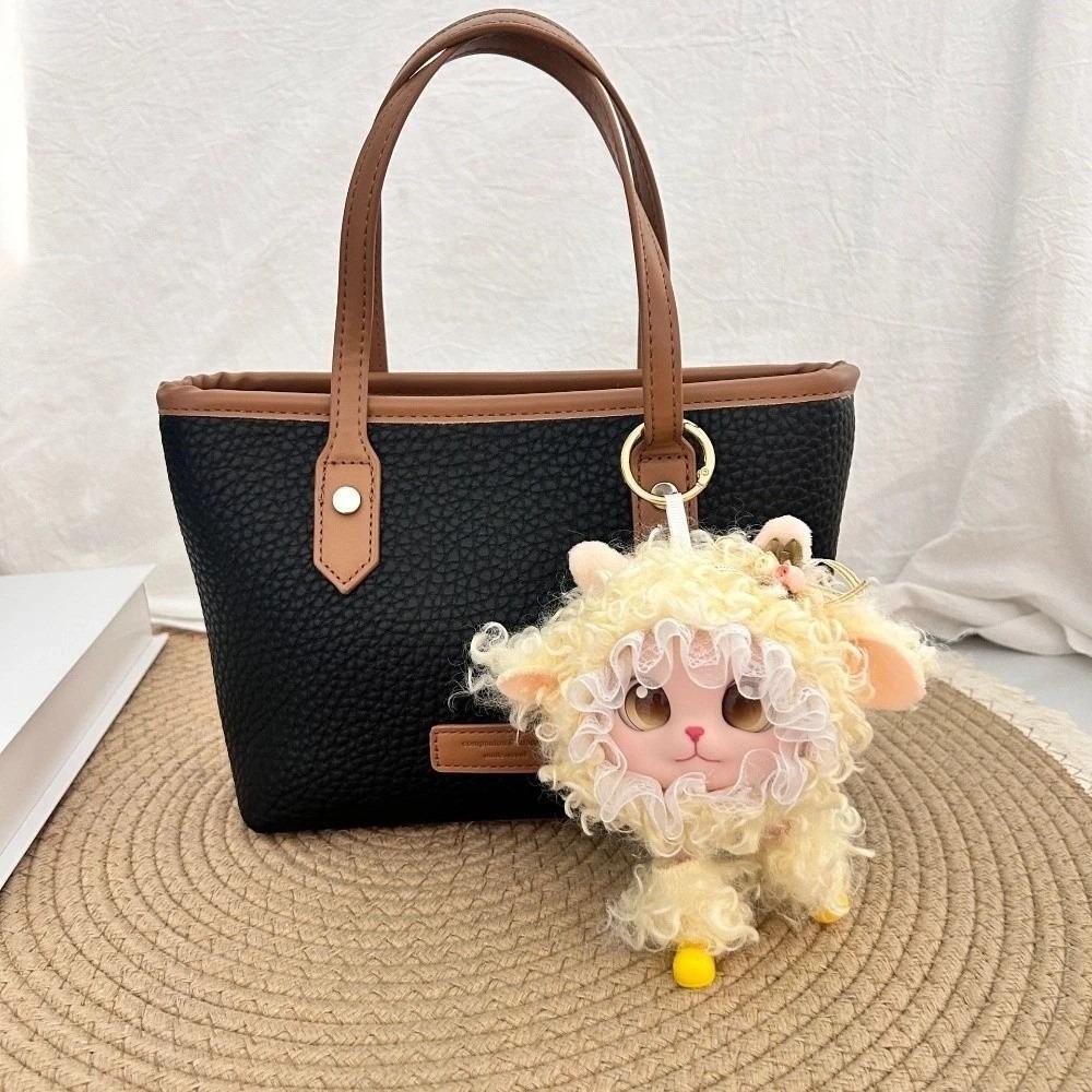 Bag Hanging Lamb Doll Pendant Lolita Curly Hair Car Key Ring Cartoon Sheep Plush Keychain Backpack