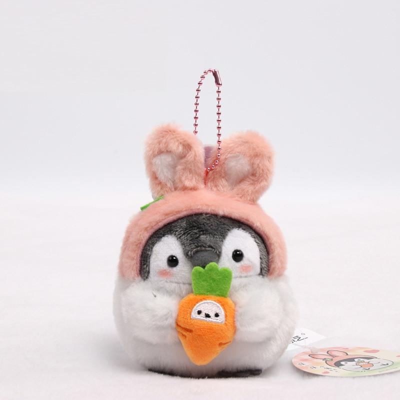 Toy Plush Penguin Keychain Pendant Stuffed Doll Cartoon Kawaii Decor Backpack