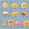 Landscape Resins Furniture Living Room Accessories Miniature Set 10Pieces for DIY Enthusiasts and Dollhouses Ornaments