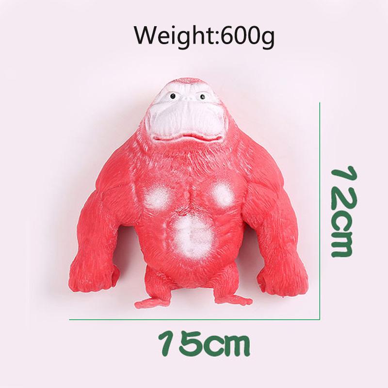 Soft Stretch Gorilla Squeeze Monkey Toy Gorilla Fidget Toy Anime Figure Doll Toys For Kids Adults Stress Relief Toys
