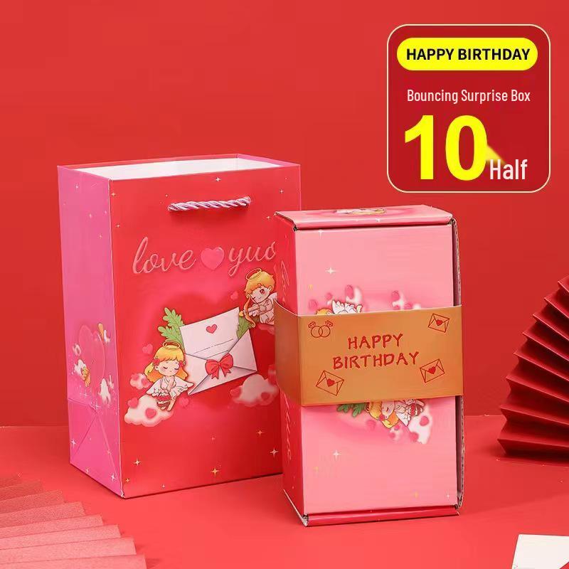 Valentine's Day Surprise: Pop-Up Red Envelope Gift Box