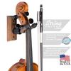 String Swing - CC01V-BW Hardwood Violin Wall Hanger for Home & Studio Use - Black Walnut