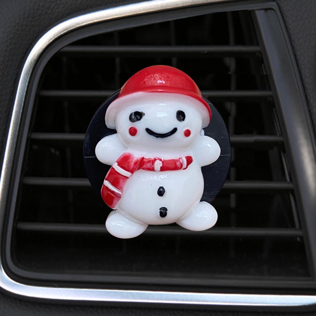 Cute Cartoon Car Air Vent Perfume Holder Christmas Decorative Accessories For Car Interior