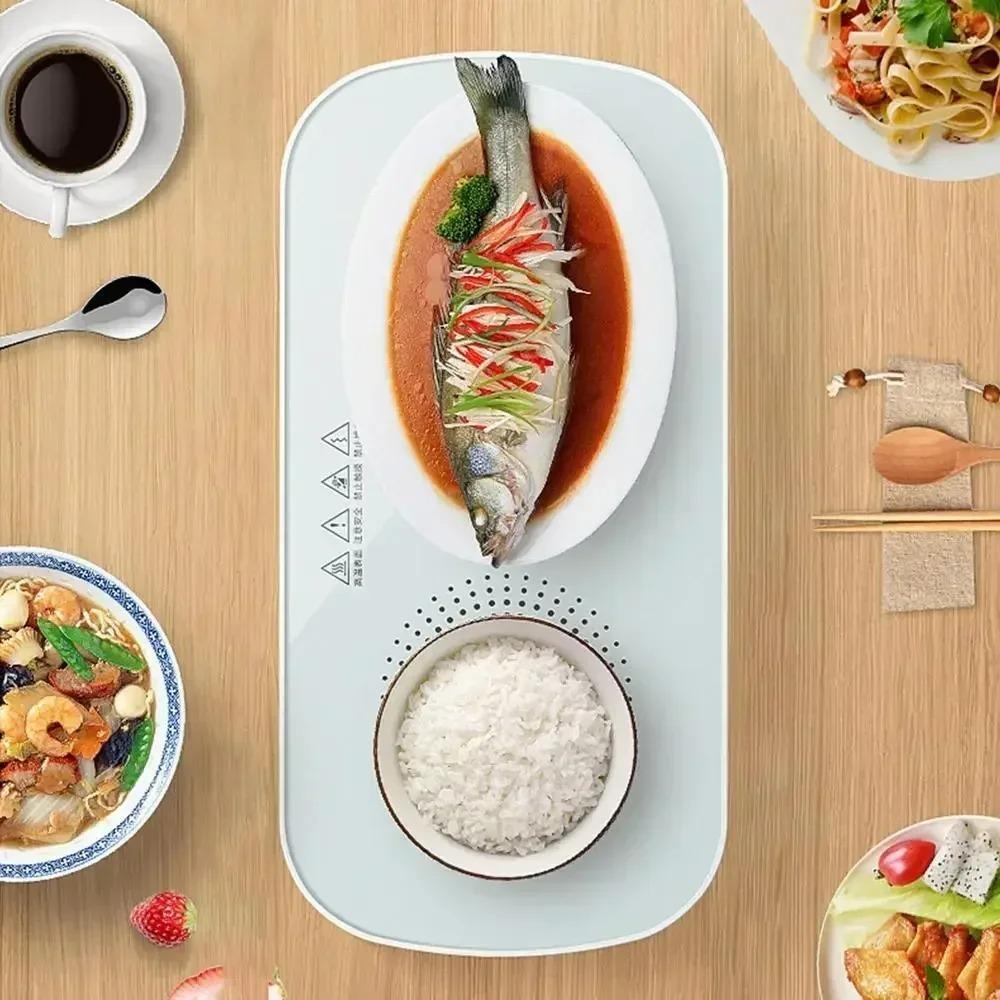 Schnell aufheizende Speisenwärmplatte Langlebiges Heiztablett Elektrische Speisenwärmplatte