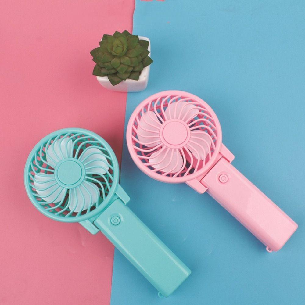

Outdoor Kids Girls Handheld Fan Mini Personal Fan Air Cooler Portable Hand Held Fan