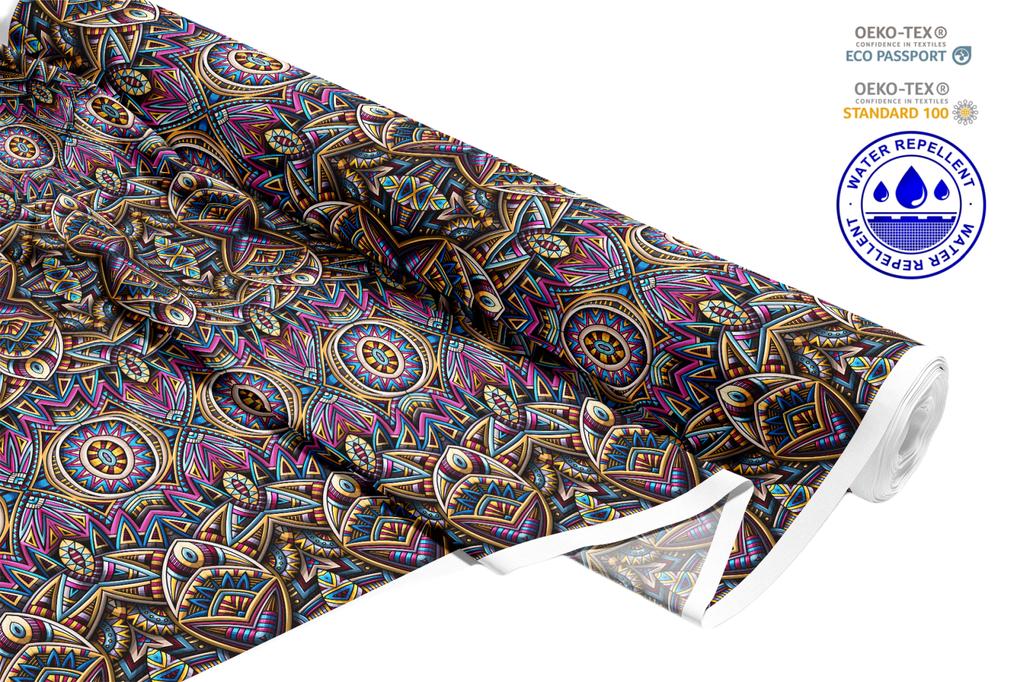 Outdoor Dekostoffe Oxford - Motiv Orientalisches Muster - Traumfänger I Dr218