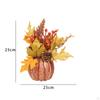 Artificial Pumpkin Maple Leaves Flower Autumn Ornament Colorful Wedding Photography Props, Harvest