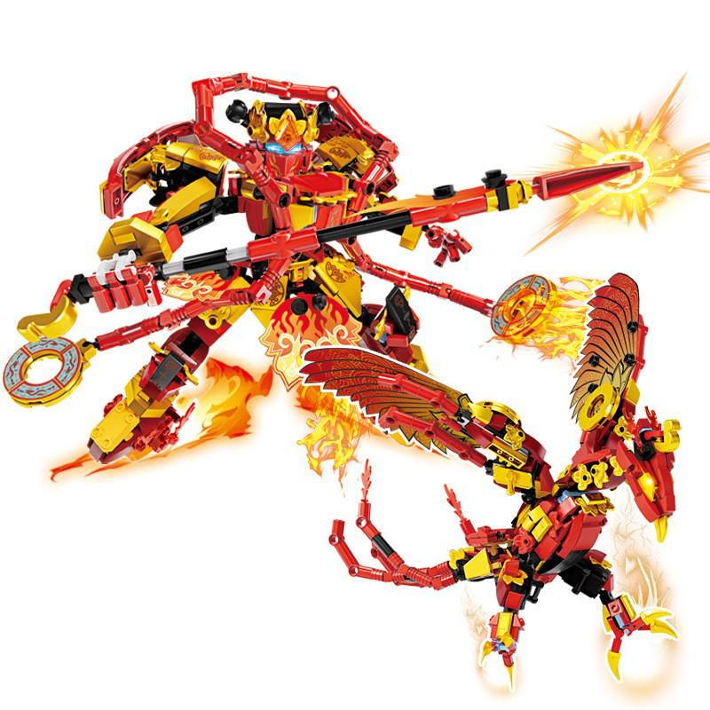 

Совместимые блоки Le Yi Lego: Игрушки для детей в виде боевых доспехов Цинлун Гуаньюй и Белый тигр Чжао Юнь