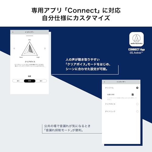 Audio-Technica ATH-CC500BT2(E) Wireless Earbuds, Bluetooth 5.3, Cartilage Conduction, Open-Ear Headphones, Multi-Point Support, Noise Reduction, Enhan