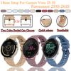 18mm silikonový řemínek pro Garmin Venu 2S 3S Forerunner 255S 265S Sportovní náramek pro Garmin Vivoactive 4S Active S Univerzální pásek