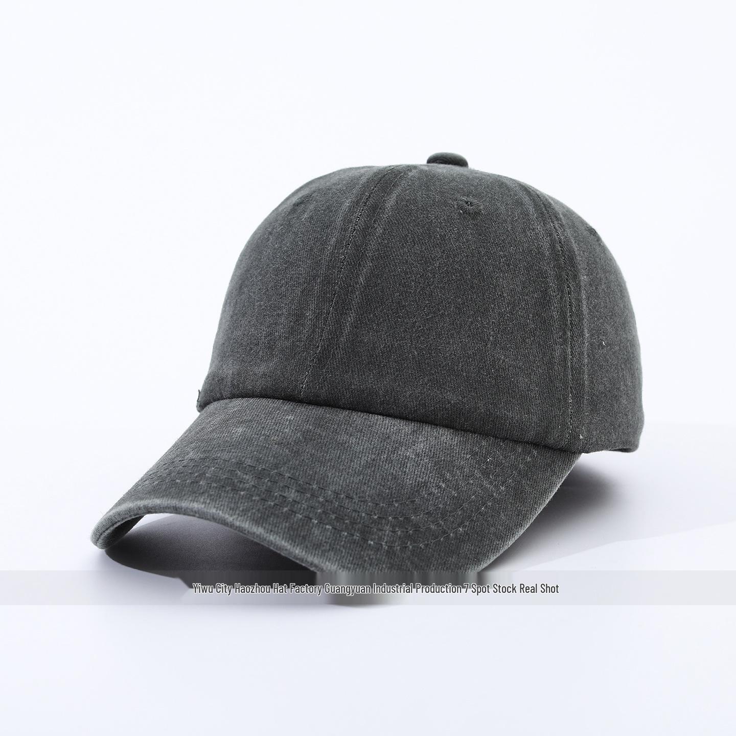 Washable Soft Cotton Baseball Cap with Embroidered Logo 58cm (Adjustable)