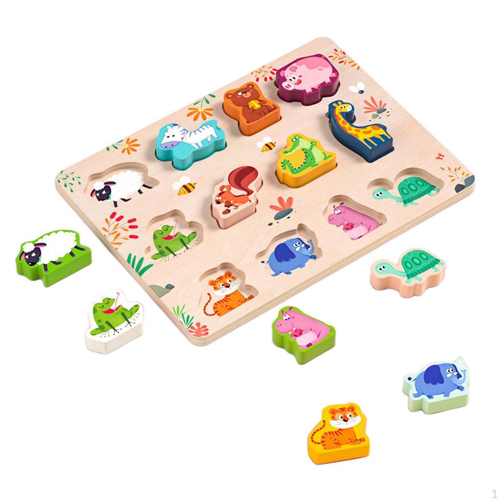 Wooden Puzzle Early Sensorial Development Toy for Gift Interaction