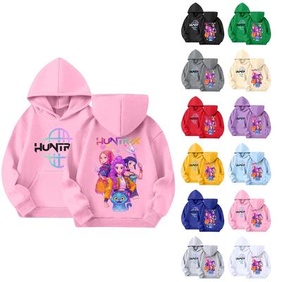 Children's Hooded Gradient Printed Long Sleeved Sweatshirt Loose  Sweatshirt  Sweatshirt