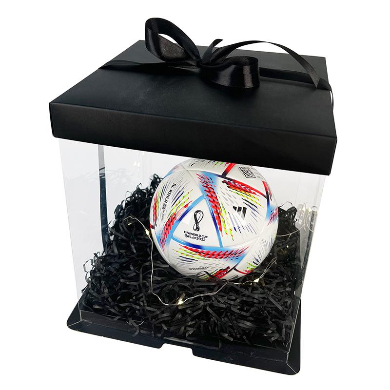 adidas Size 1 Soccer Ball TPU Seamless Thermal Bonding Unisex White/Sky Blue/Neon Red/Yellow H57793