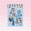 Domi Korean Style Sweet & Cool Girl Character Sticker Book – Creative Journal Stickers