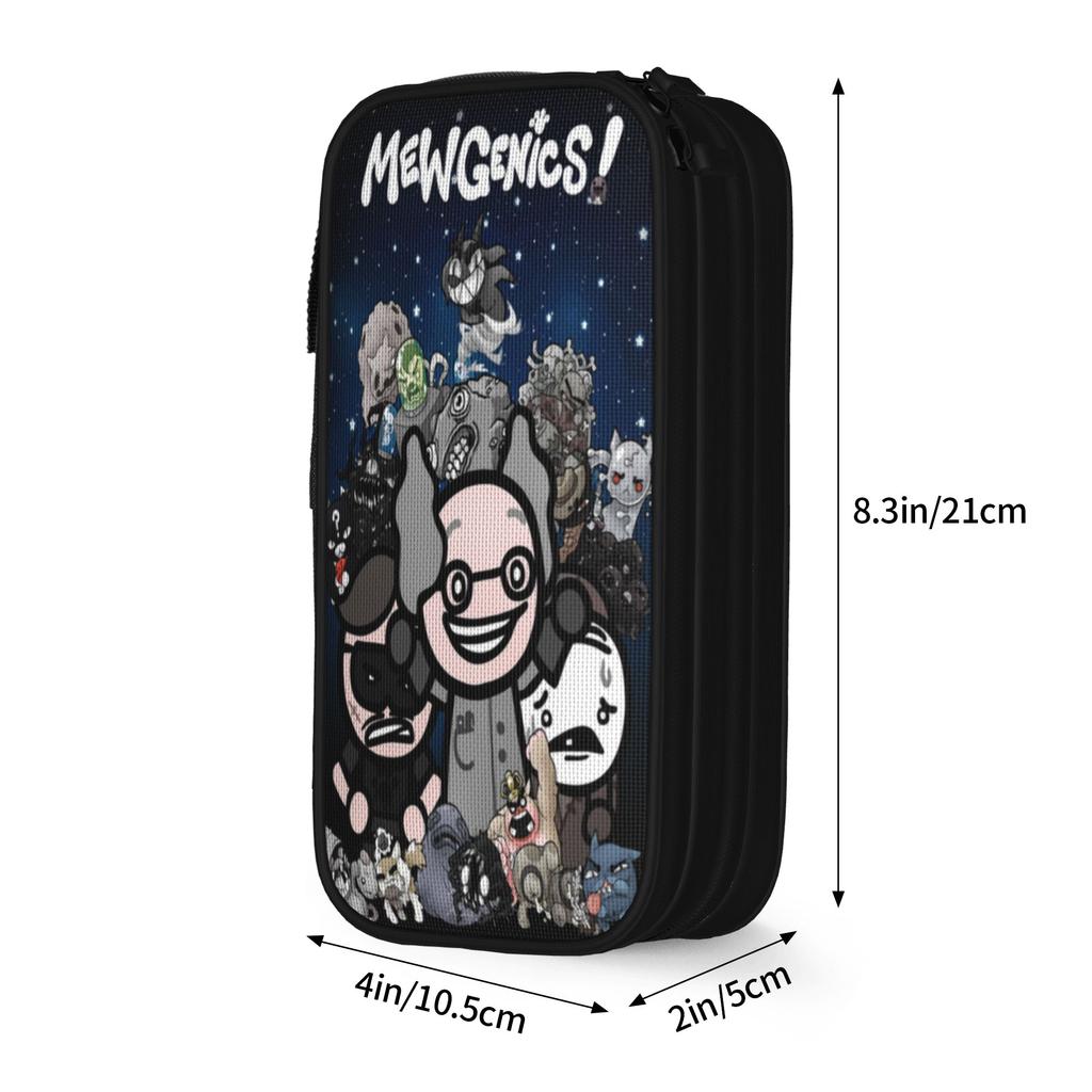 Mewgenics Merch Pencil Case Large Capacity Office Accessories Pen Case Perfect Gifts