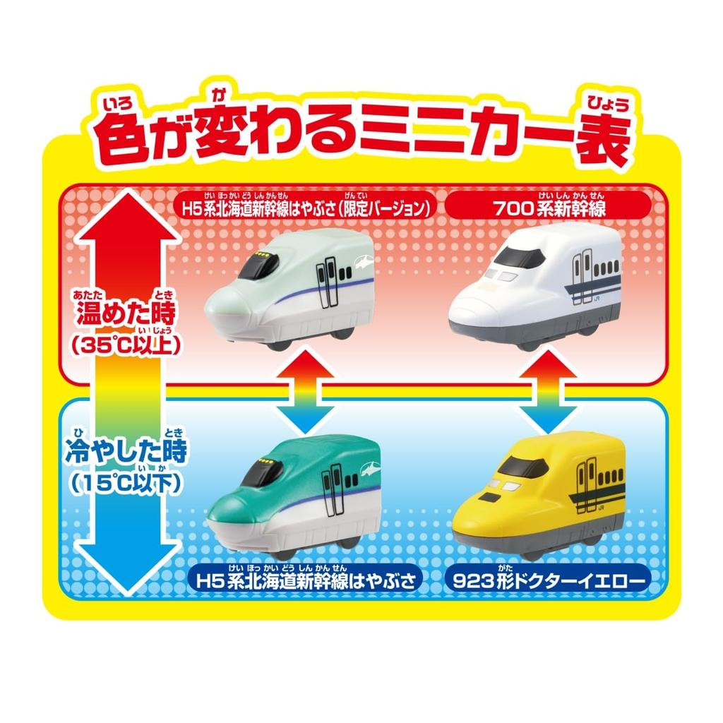 Pilot Bathtime Mini Undersea Hokkaido Shinkansen Hayabusa Doctor Yellow Ages 3 and Educational Train Cars Go! Tunnel! & Set, Up, Gift, Railway,