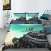 Dinosaur Series Polyester Bedding Two-Piece Set Digital Printing