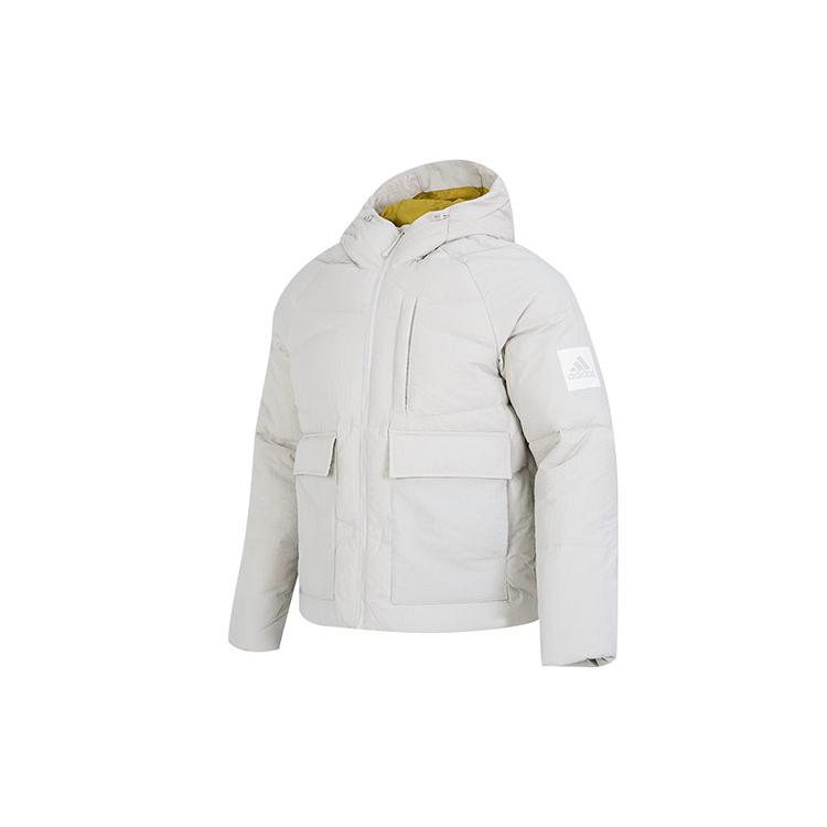 New Adidas Down Jackets Men Gray HN9929