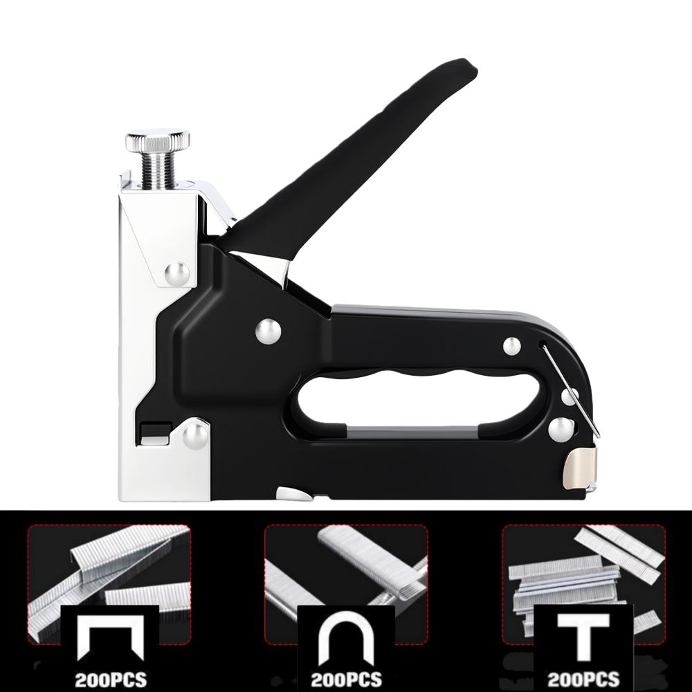 3 In 1 Nail Gun With 600 Staples Heavy Duty Staple Gun For Wood