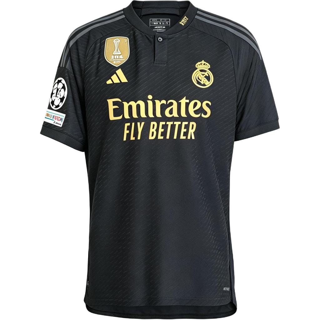 Adidas Real Madrid Soccer Jersey Men's Black IQ4923