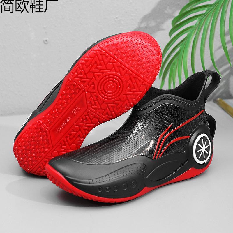 Kurze Regenschuhe Sommer Herren rutschfest und verschleißfest Meerschuhe neue Herren
