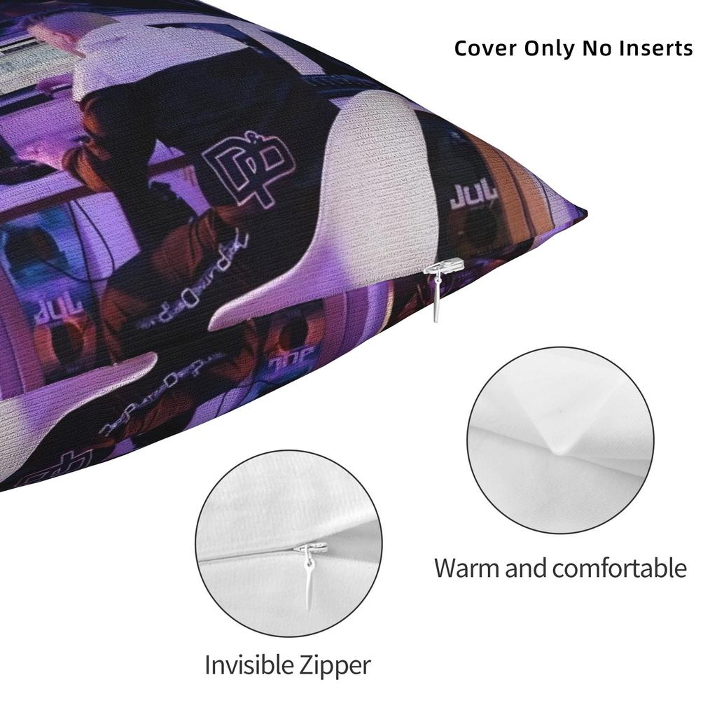 Rapper Music JUL  Pillowcases  Vintage Pillow Case For Chair Sofa Home Decor Comfy Pillow Cover