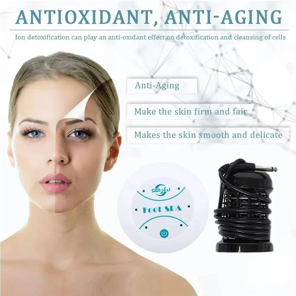 Masażery do kąpieli stóp Detox Jonowe oczyszczanie Wibracyjne elektryczne Mini kąpiele stóp Whirlpool Care Arrays Aqua Health Therapy