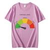 Low Cortisol Level Funny Stress Meme Tshirt High Quality Fashion Short Sleeve T Shirts Men Women Casual Loose Cotton Tshirts