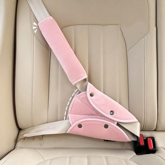Yousheng 1/2Pcs Car Seat Belt Cover Shoulder Protection Machine Washable Easy to Install Universal Fit Cartoon Seatbelt Covers for Kids