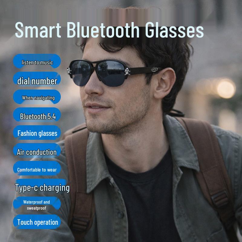 Smart Bluetooth Sunglasses F07/F08 - 2026 European & American Style