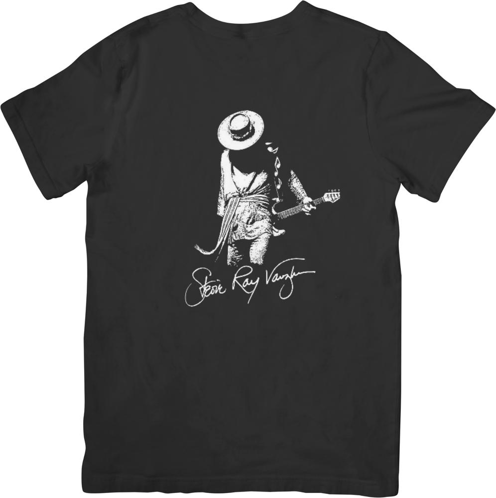 Stevie Ray Vaughan Vintage Retro Fit for Unisex Women Quality Cotton TShirts