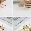Insekten-Serie Brosche Zarte kleine Biene Broschen Kristall Strass Pin Schmuck