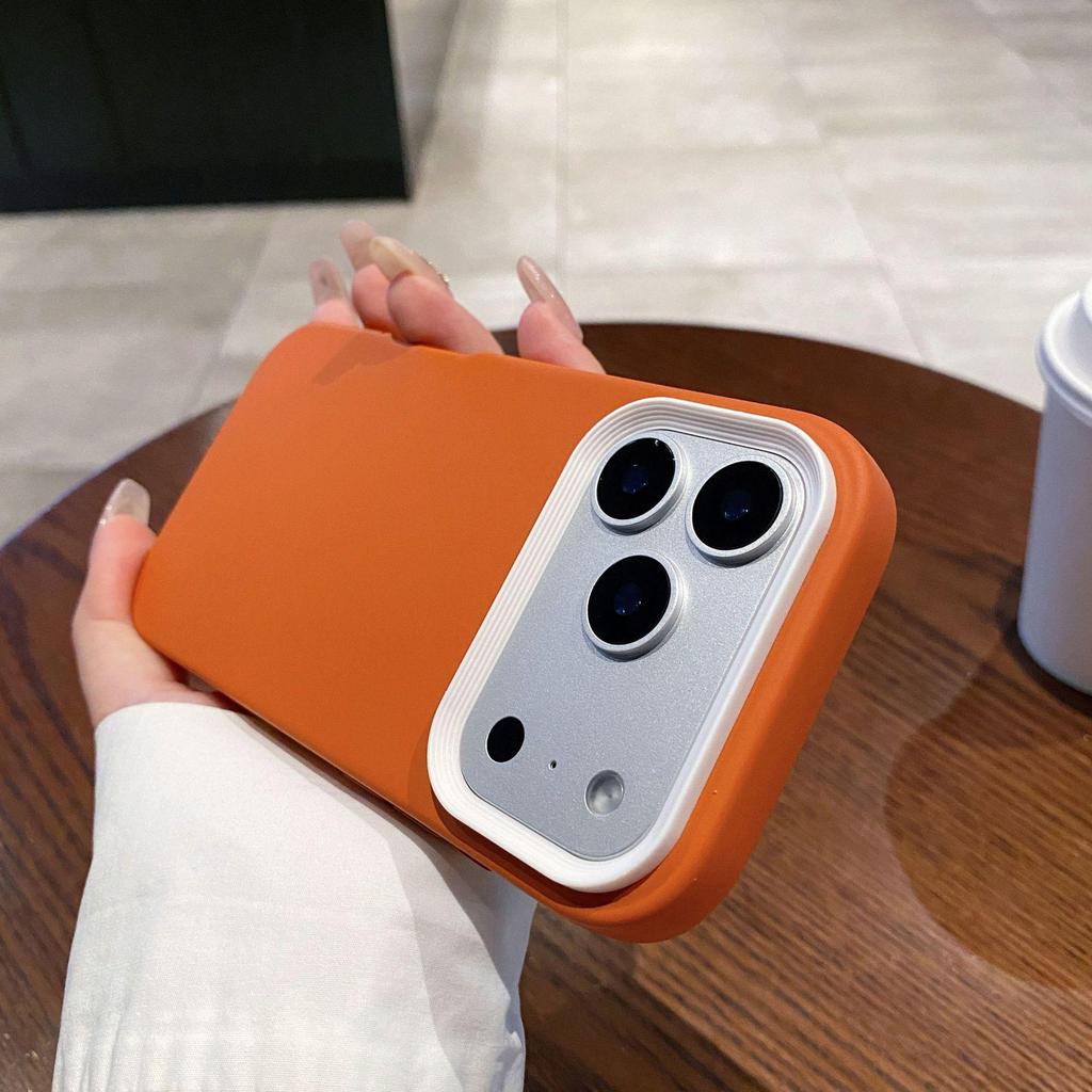 3v1 pouzdro z tekutého silikonu odolné proti pádu pro iPhone 17 Pro Max, pocit kůže, modely 14/15/16 Pro.