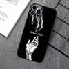 Memento Mori Phone Case For Apple iPhone 15,14,13,12,11,XS,XR,X,8,7,Pro,Max,Plus,mini Silicone Black Cover