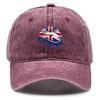 Flag of Australia Print Snapback Hat Lips Flag Hats For Man Breathable Fashion Adjustable Baseball Hat Ideal Choice For Camping
