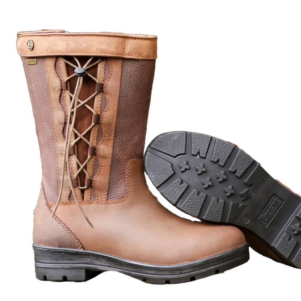 Brogini Womens/Ladies Tetbury Grain Leather Country Boots