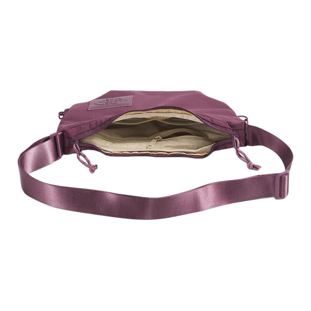 The North Face Never Stop 7L Casual Fashion Zipper Shoulder Crossbody Bag Outdoor Women bags Midnight-Purple Crimson NF0A81DS-1NI