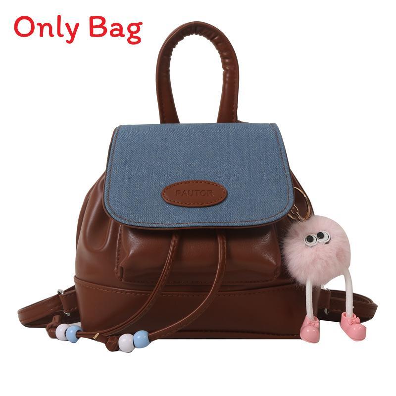 Pu Material Small Fashion Retro Backpack For Daily Casual Use